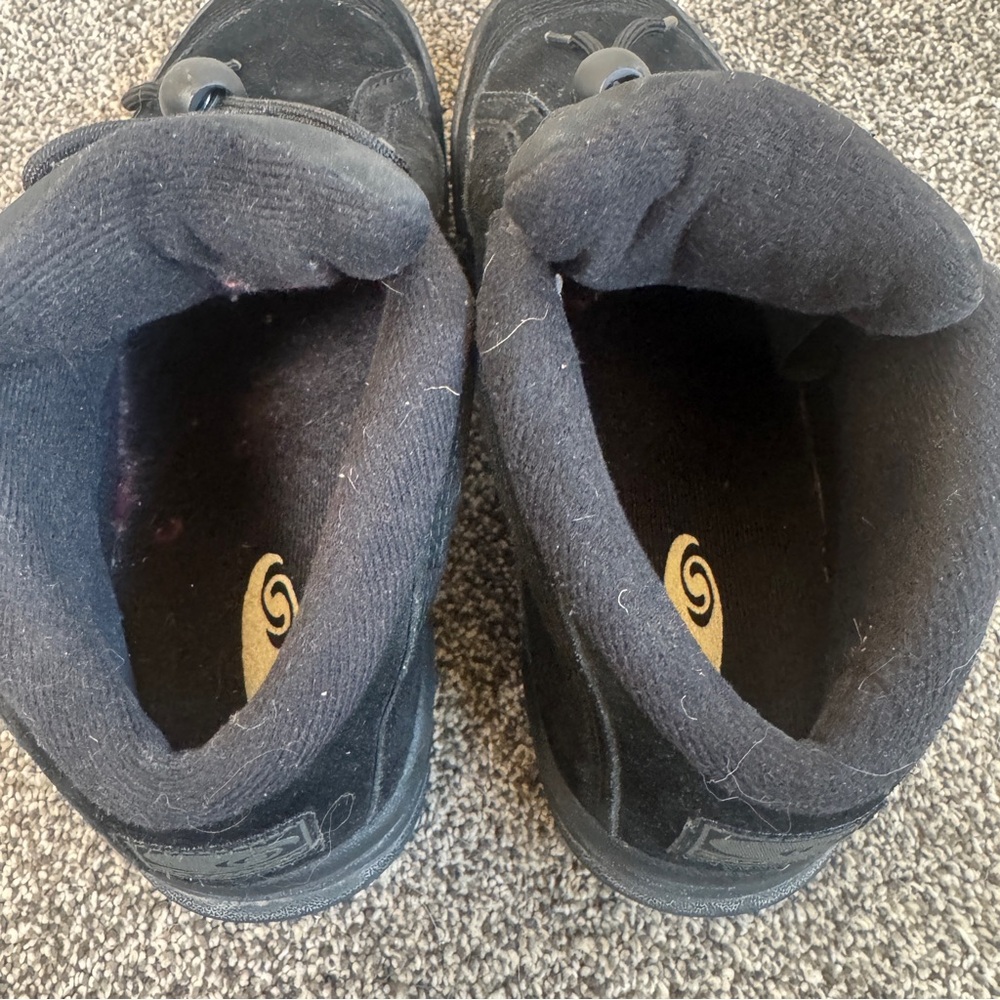 Vintage Salomon Sieve Hiking Shoes Men’s 8 Black Trail Sneakers Toggle Lace EU40 - Picture 4 of 9